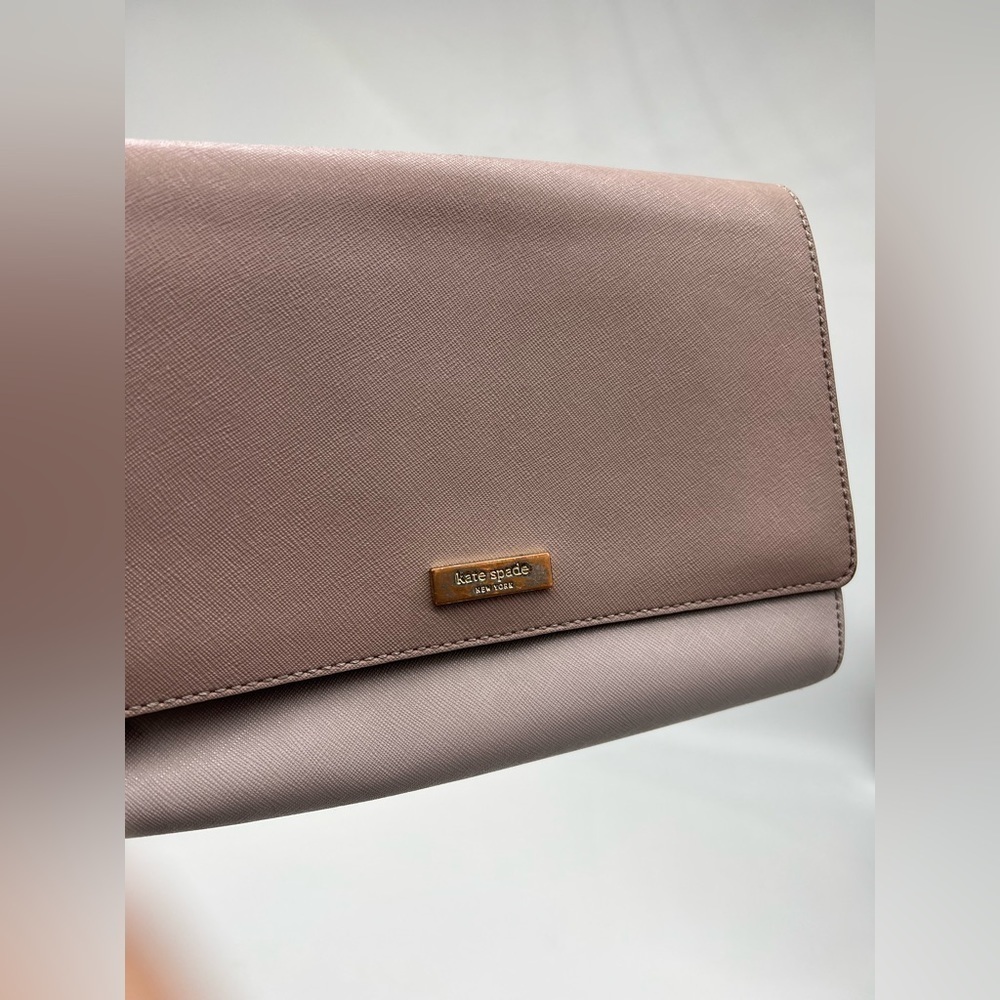 Kate Spade well loved 2 toned clutch bag - Picture 9 of 10